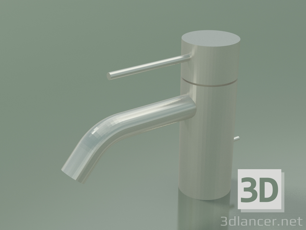 3d model Mezclador monomando de lavabo con desagüe (33501662-060010) - vista previa