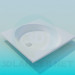 3d model Round shower tray - preview