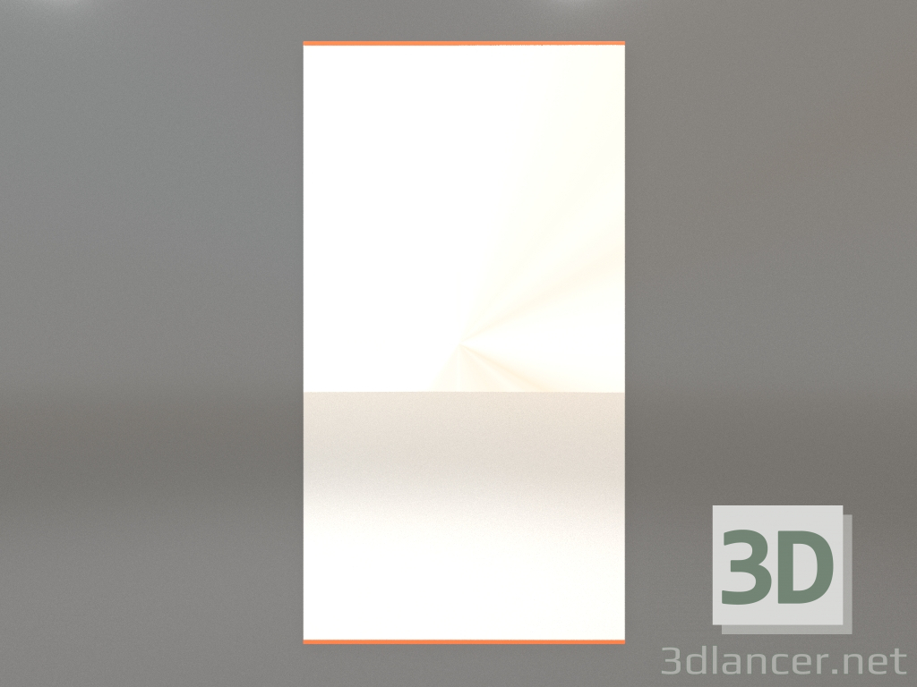3D modeli Ayna ZL 01 (800х1500, parlak parlak turuncu) - önizleme