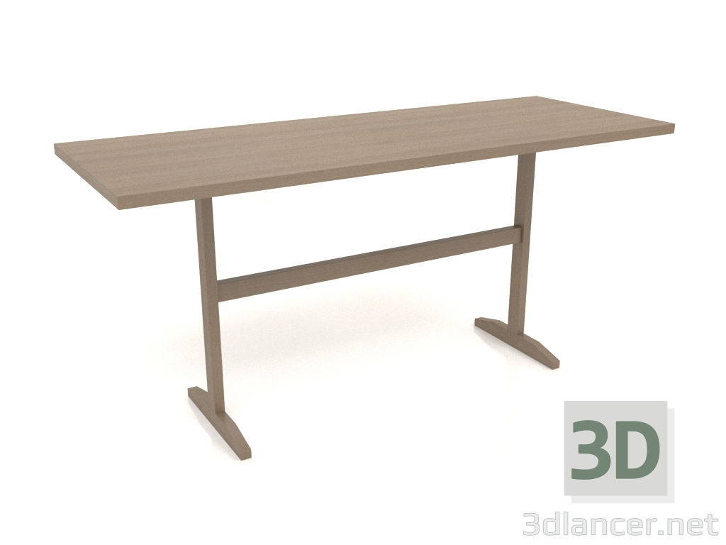 modello 3D Tavolo da lavoro RT 12 (1600x600x750, grigio legno) - anteprima