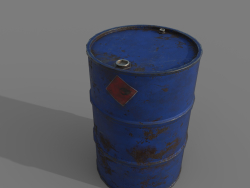 Barrel 200 liters Blue rust