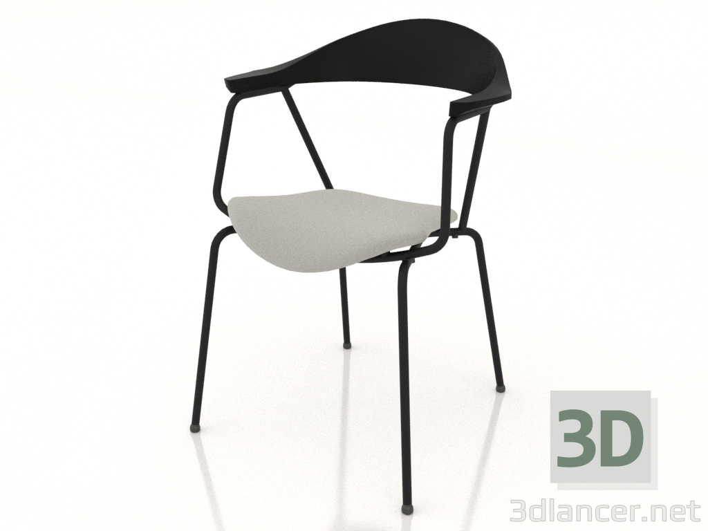 3 डी मॉडल असबाबवाला कुर्सी - पूर्वावलोकन