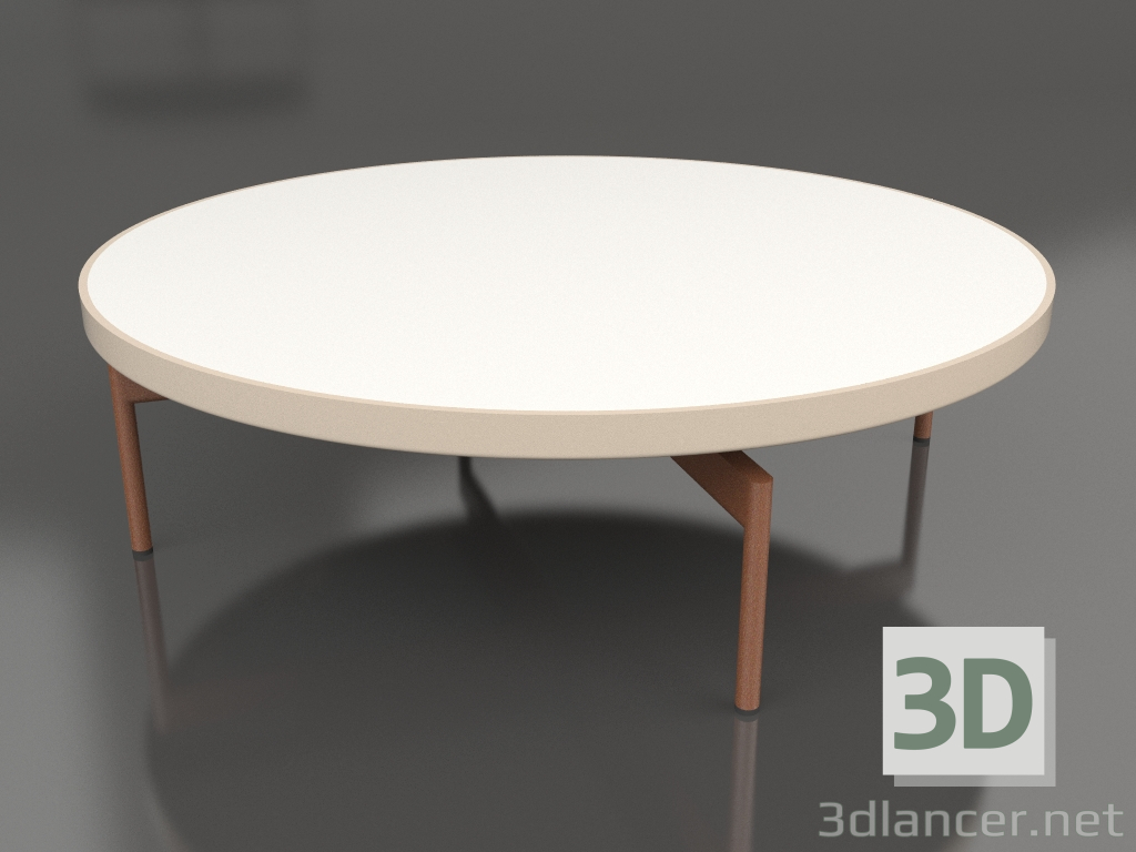 modello 3D Tavolino rotondo Ø120 (Sabbia, DEKTON Zenith) - anteprima