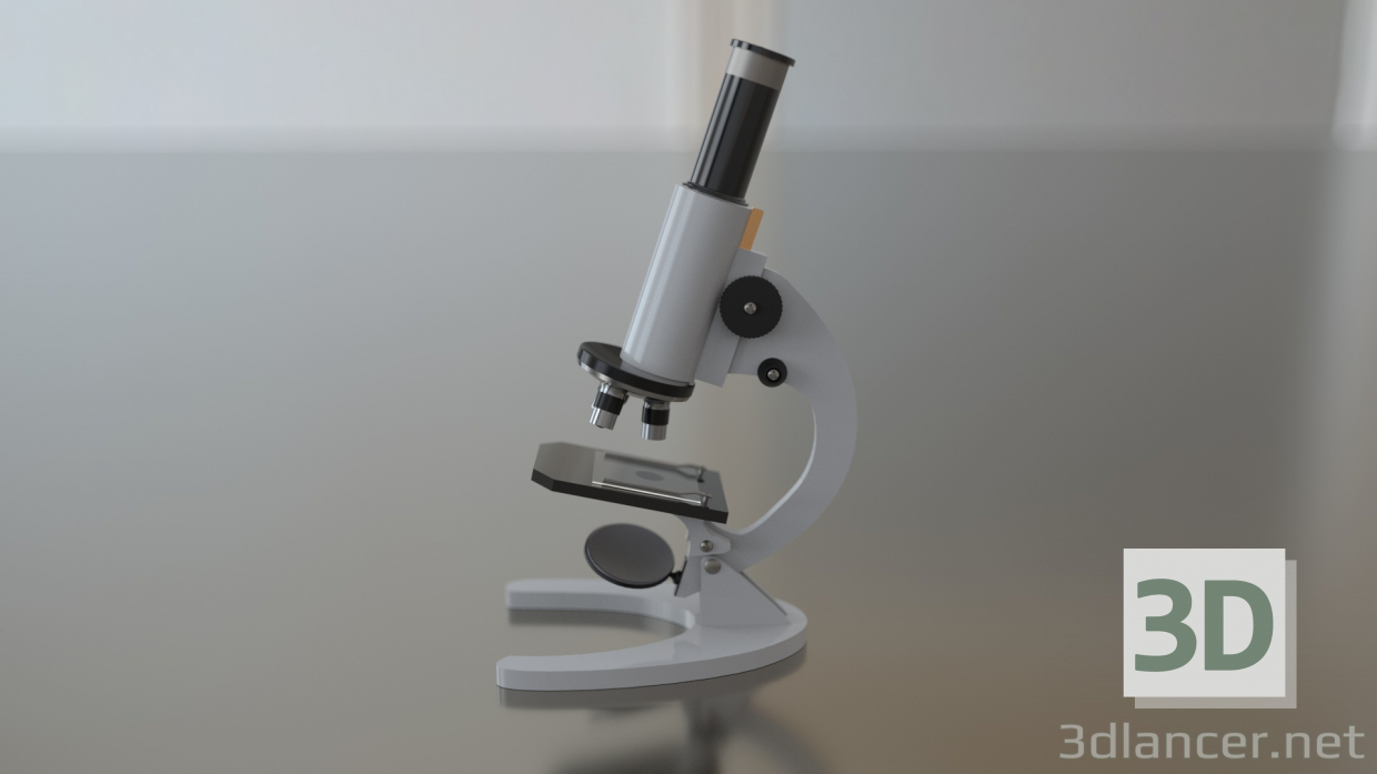 3d model Microscopio - vista previa