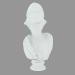 3D modeli Minerva'nın porselen büstü - önizleme
