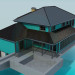3D modeli Havuzlu yazlık - önizleme