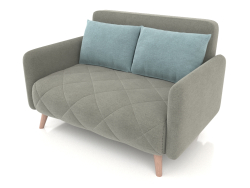 Sofa bed Cardiff (gray-turquoise melange)