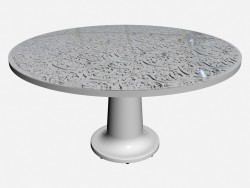 Round Glass dining table Round Dining Table 55720 55730