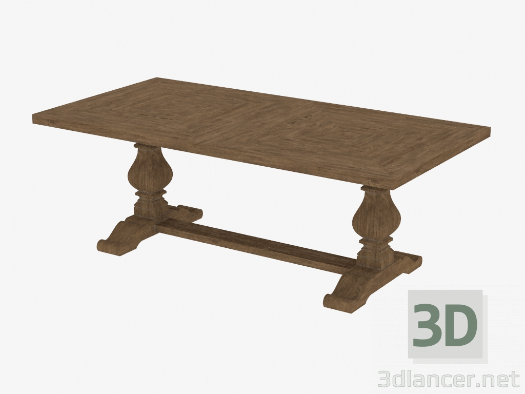 Modelo 3d Mesa de jantar 84 "NEW mesa de cavalete (8831.1003.M.602) - preview