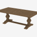 3d model mesa de comedor 84 "mesa de caballete NUEVO (8831.1003.M.602) - vista previa