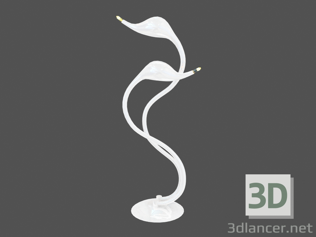 modello 3D Lampada da tavolo Cigno Collo (751926) - anteprima