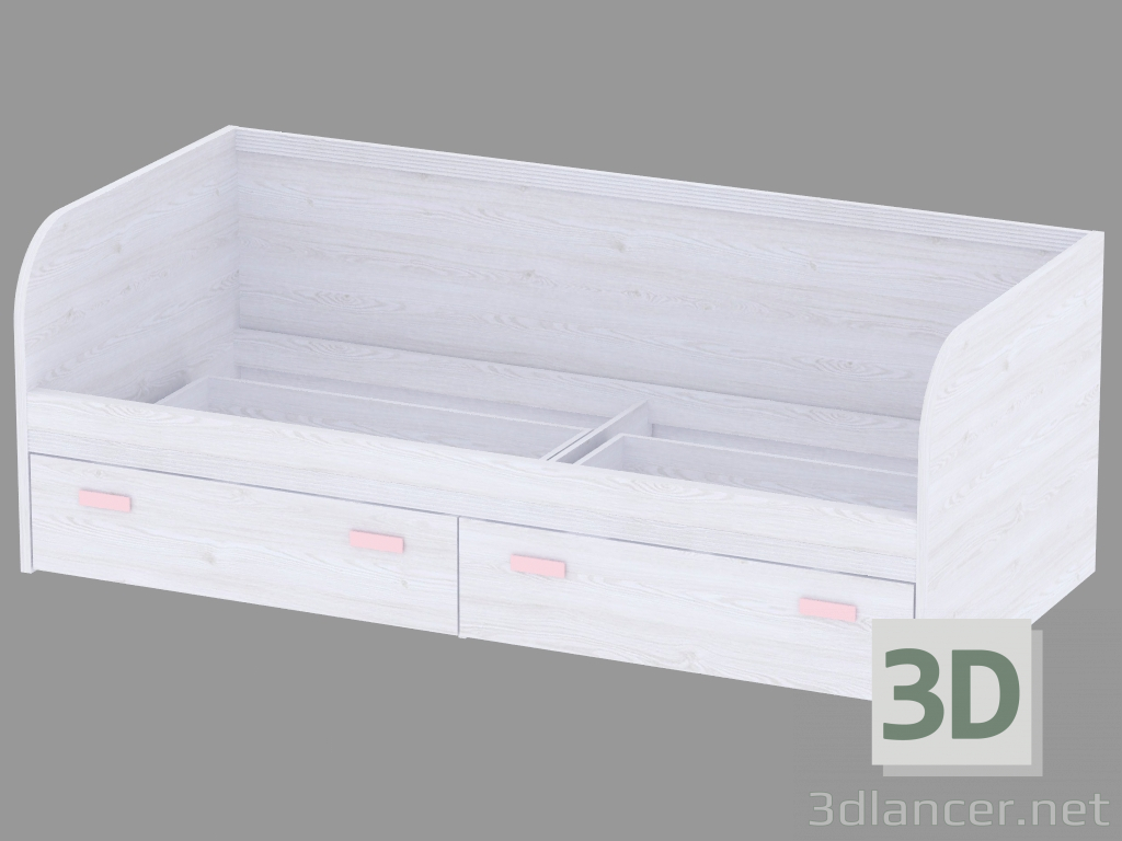 3 डी मॉडल बिस्तर (TYPE LLOZ03) - पूर्वावलोकन