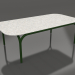 3d модель Кофейный стол (Bottle green, DEKTON Sirocco) – превью