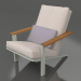 3d model Club chair for relaxation (Cement gray) - preview