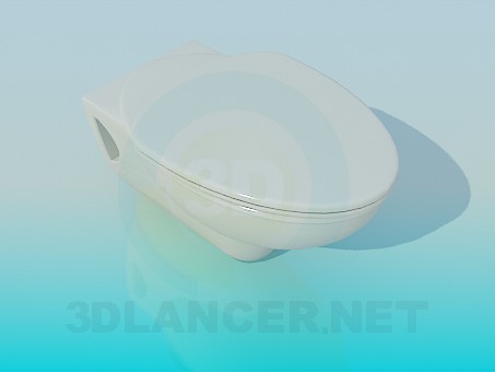 modèle 3D Les toilettes - preview