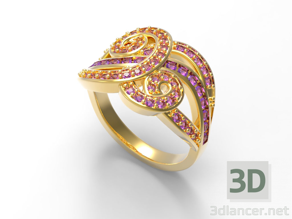3 डी अंगूठी मॉडल खरीद - रेंडर
