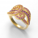 anillo 3D modelo Compro - render