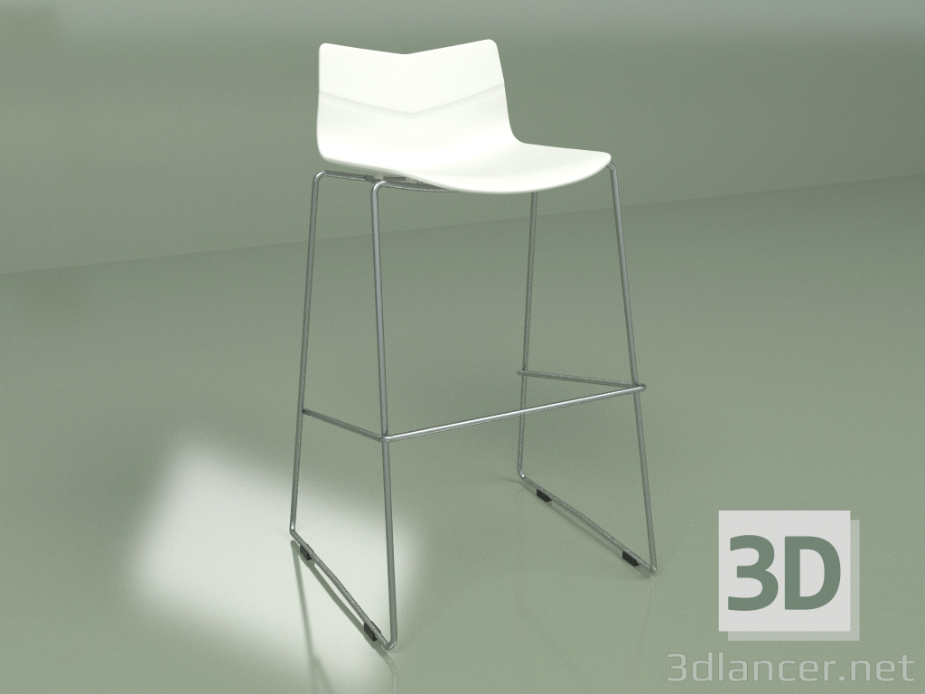 3d модель Барний стілець Leaf – превью