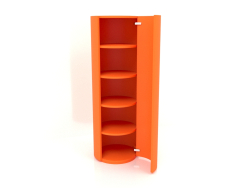 Cabinet (with open door) TM 09 (D=503x1510, luminous bright orange)
