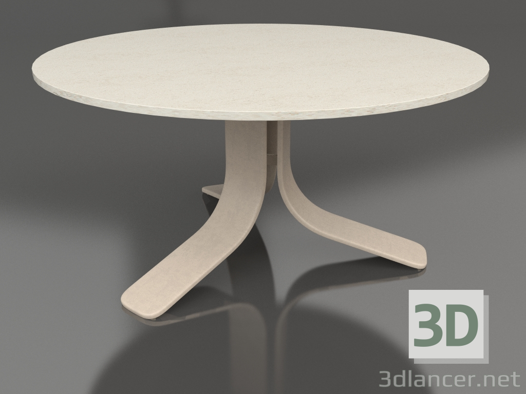 3d model Coffee table Ø80 (Sand, DEKTON Danae) - preview