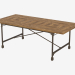 modèle 3D Table de bar 86 « VINTAGE TABLE BOIS & METAL (8831.0004M) - preview
