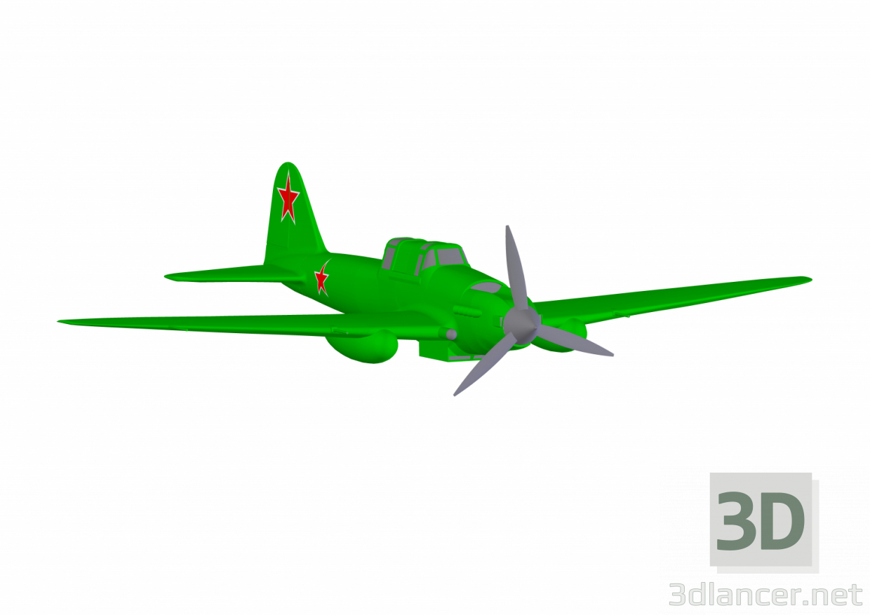 modèle 3D de IL-2 acheter - rendu