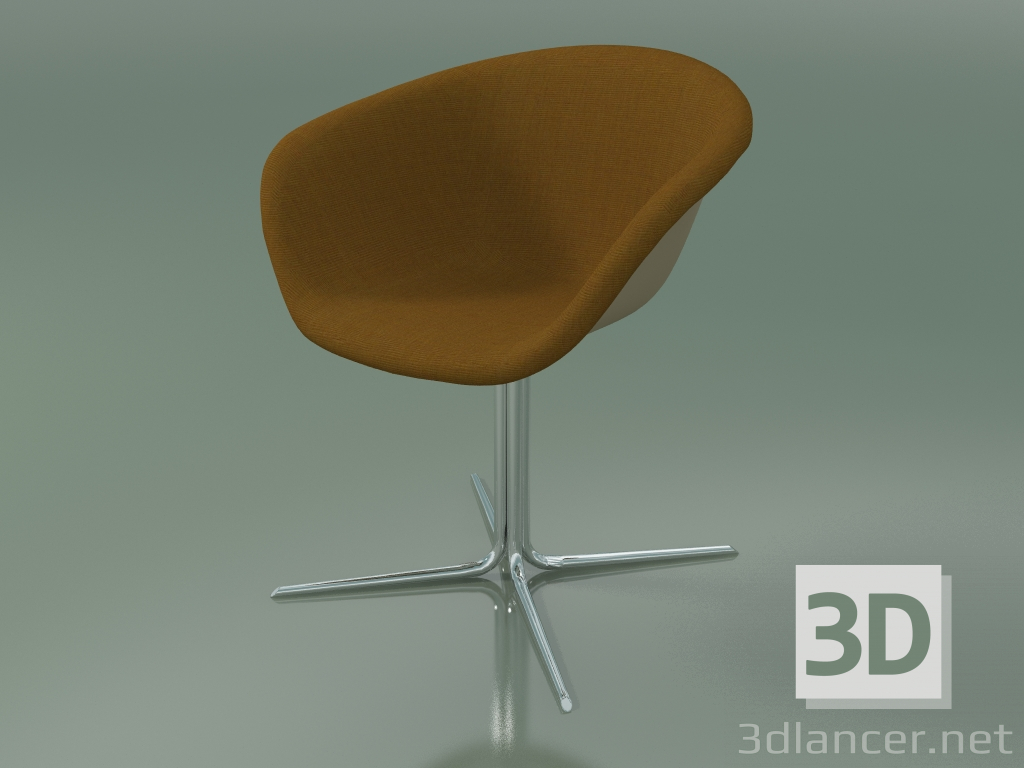 modello 3D Sedia 4215 (4 gambe, girevole, con rivestimento frontale, PP0004) - anteprima