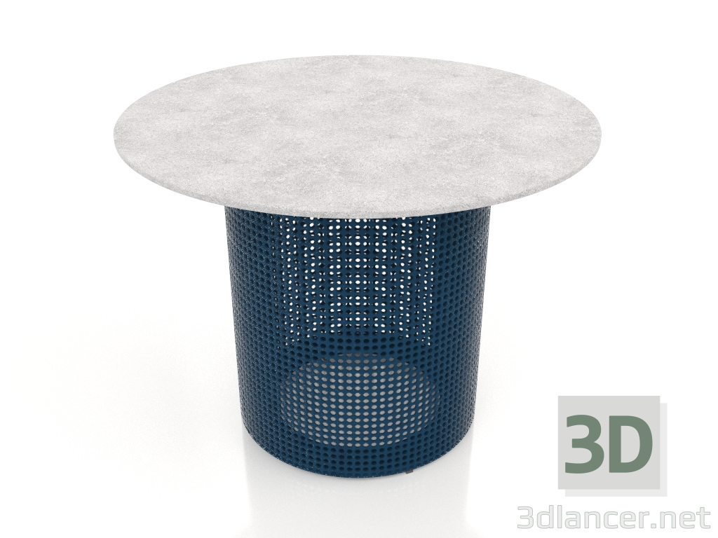3D Modell Runder Couchtisch Ø60 (Graublau) - Vorschau