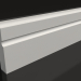 3d model Gypsum floor plinth PN 001 (120x27) - preview