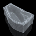modèle 3D de Baignoire Aquanet Palma 170100 acheter - rendu
