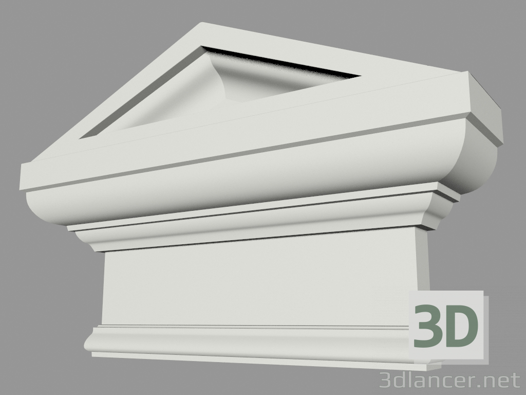 modello 3D Capitale (Ш25) - anteprima