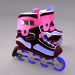 3d Roller Skates model buy - render