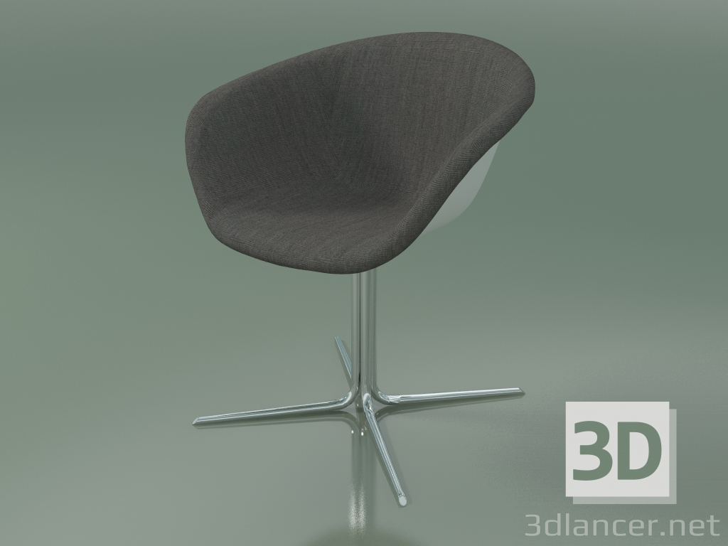 modello 3D Sedia 4215 (4 gambe, girevole, con rivestimento frontale, PP0001) - anteprima