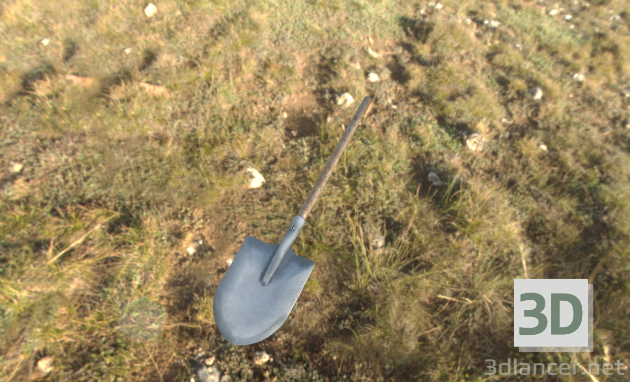 3d Штыковая лопата (Shovel) модель купить - ракурс