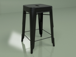 Chaise semi-bar Marais Color (noir)