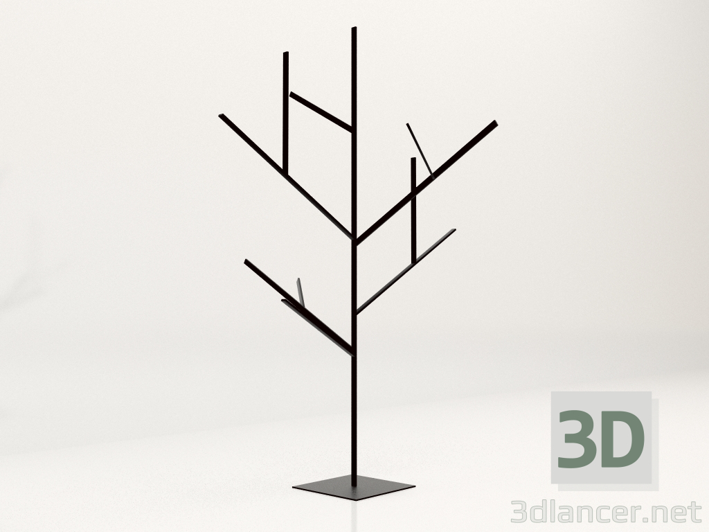 Modelo 3d Lâmpada L1 Árvore (Preta) - preview