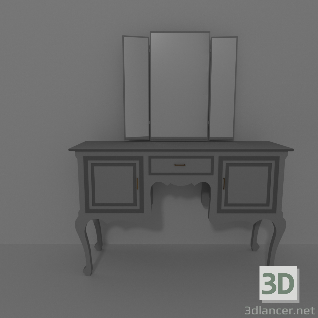 modello 3D di Vetro di pilastro comprare - rendering