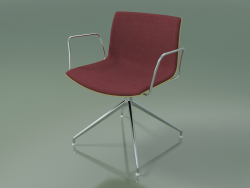 Stuhl 2056 (drehbar, mit Armlehnen, LU1, mit Frontverkleidung, PO00415)