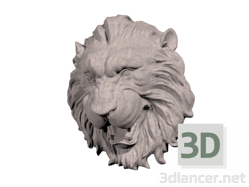3d Lion. Лев модель купить - ракурс
