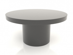 कॉफी टेबल जेटी 021 (डी = 800x400, काला प्लास्टिक रंग)