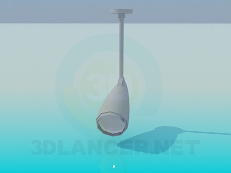 modello 3D Apparecchio con lampada - anteprima
