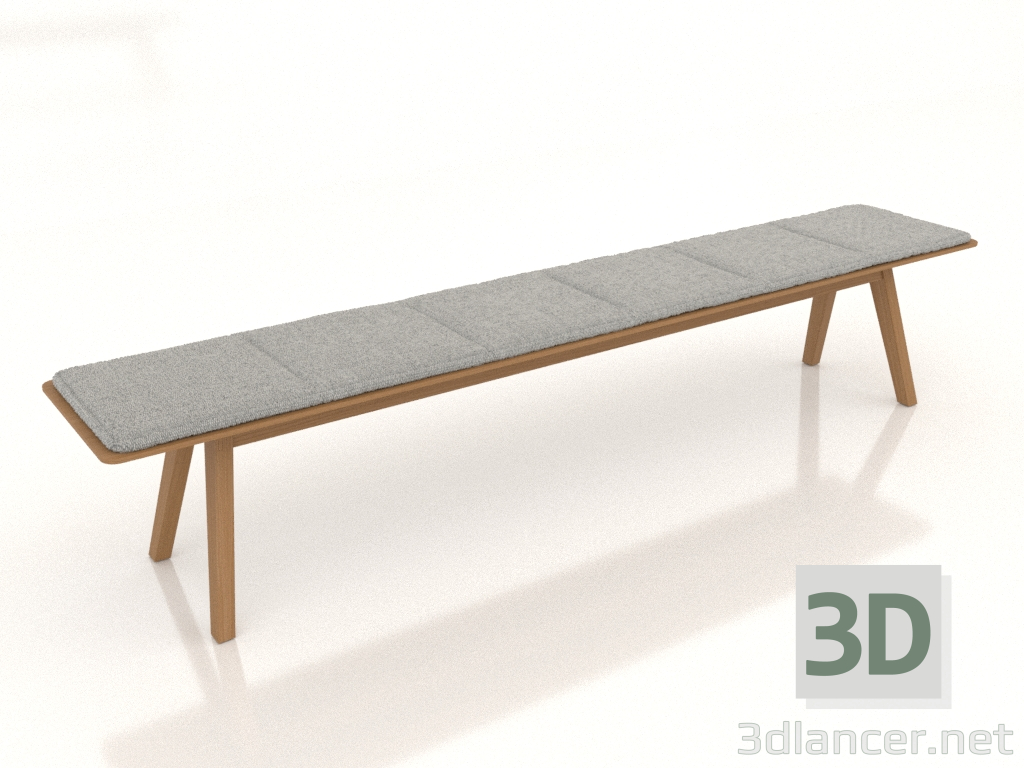 3D modeli Yastıklı bank 240 - önizleme