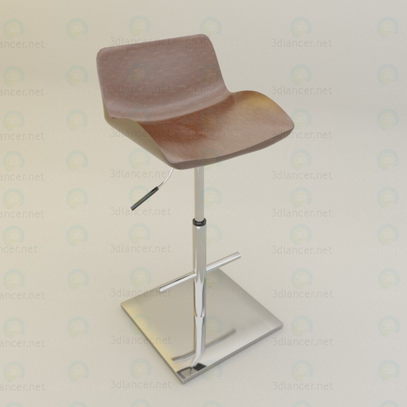 3d барный стул модель купить - ракурс