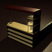modèle 3D de Comptoir bar avec canapé acheter - rendu