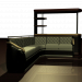 3d Барная стойка с диваном модель купить - ракурс