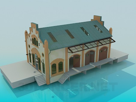 3d model Edificio - vista previa