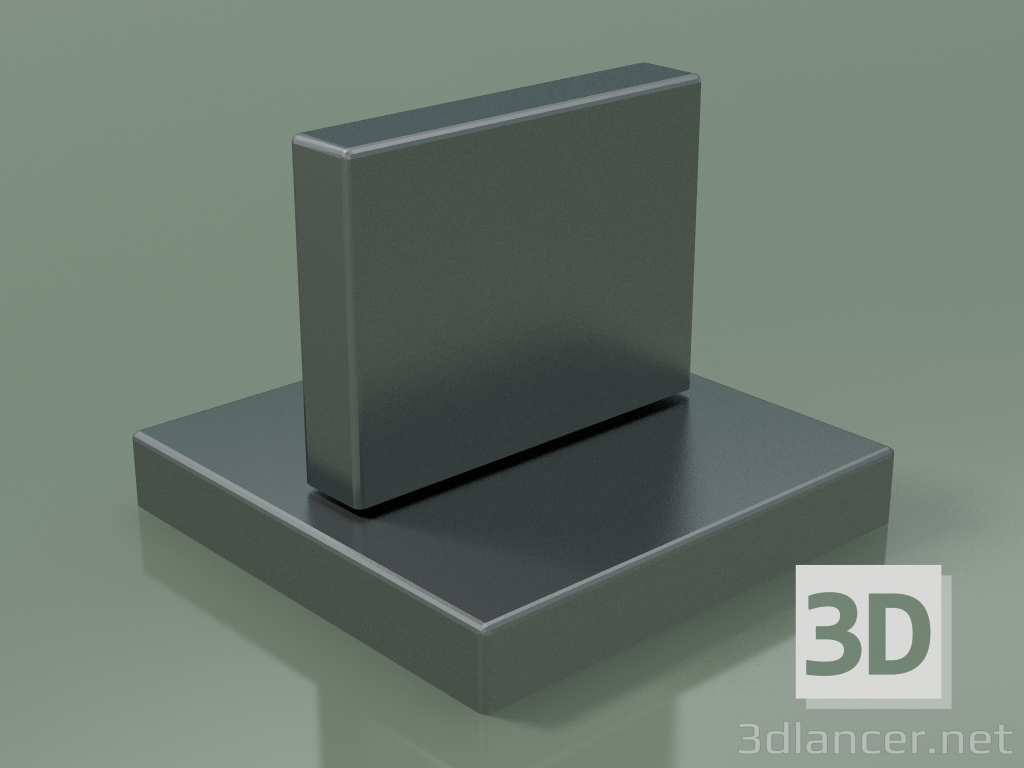3D Modell Deckventil schließt im Uhrzeigersinn kalt (20.000 782-99) - Vorschau