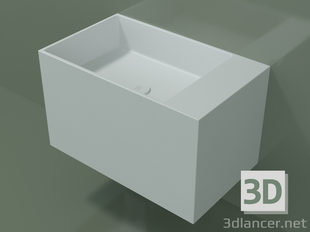 3D Modell Wandwaschbecken (02UN32102, Glacier White C01, L 60, P 36, H 36 cm) - Vorschau