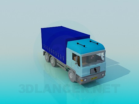 3d модель Вантажівка – превью