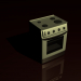 3d gas stove model buy - render